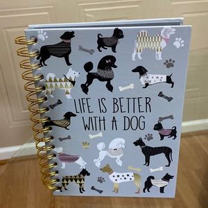 - Chasing Baxter notebook Life Is Better With A Dog.